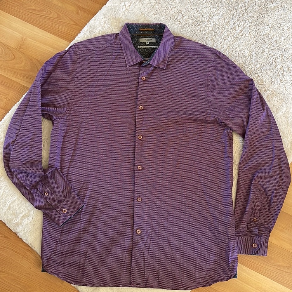 Ted Baker Button Down Long Sleeve Shirt